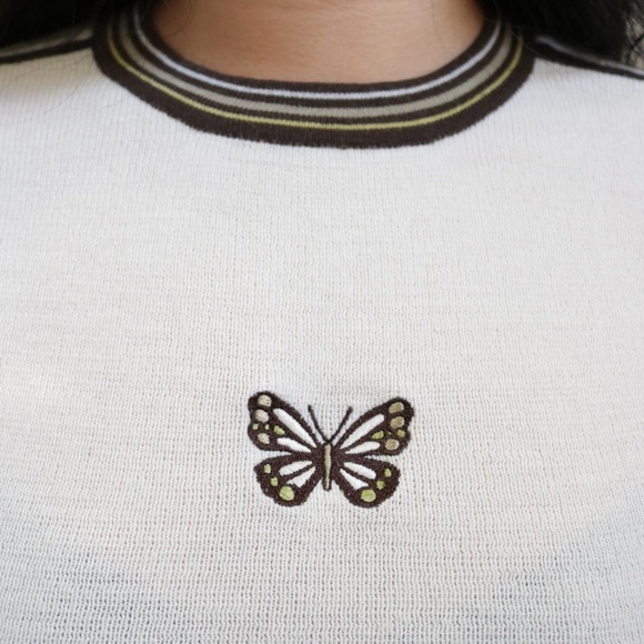 Butterfly long sleeve knit top - Picture 3 of 8